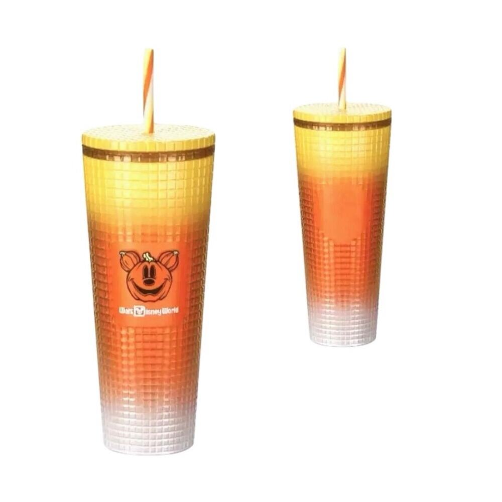 Nwt 2024 Disney Parks Halloween Candy Corn Mickey Mouse Starbucks Tumbler